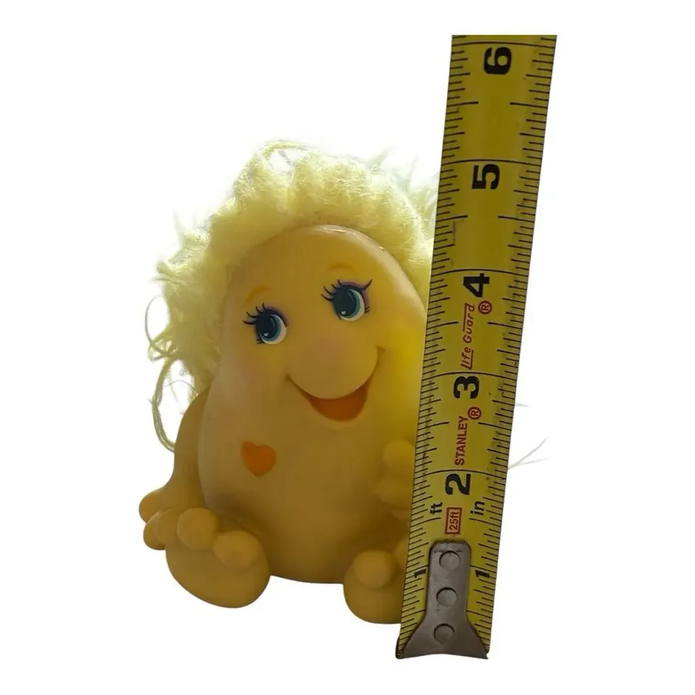 1984 Playskool Snugglebumms Family Yellow Warmly Giggles Toy Works